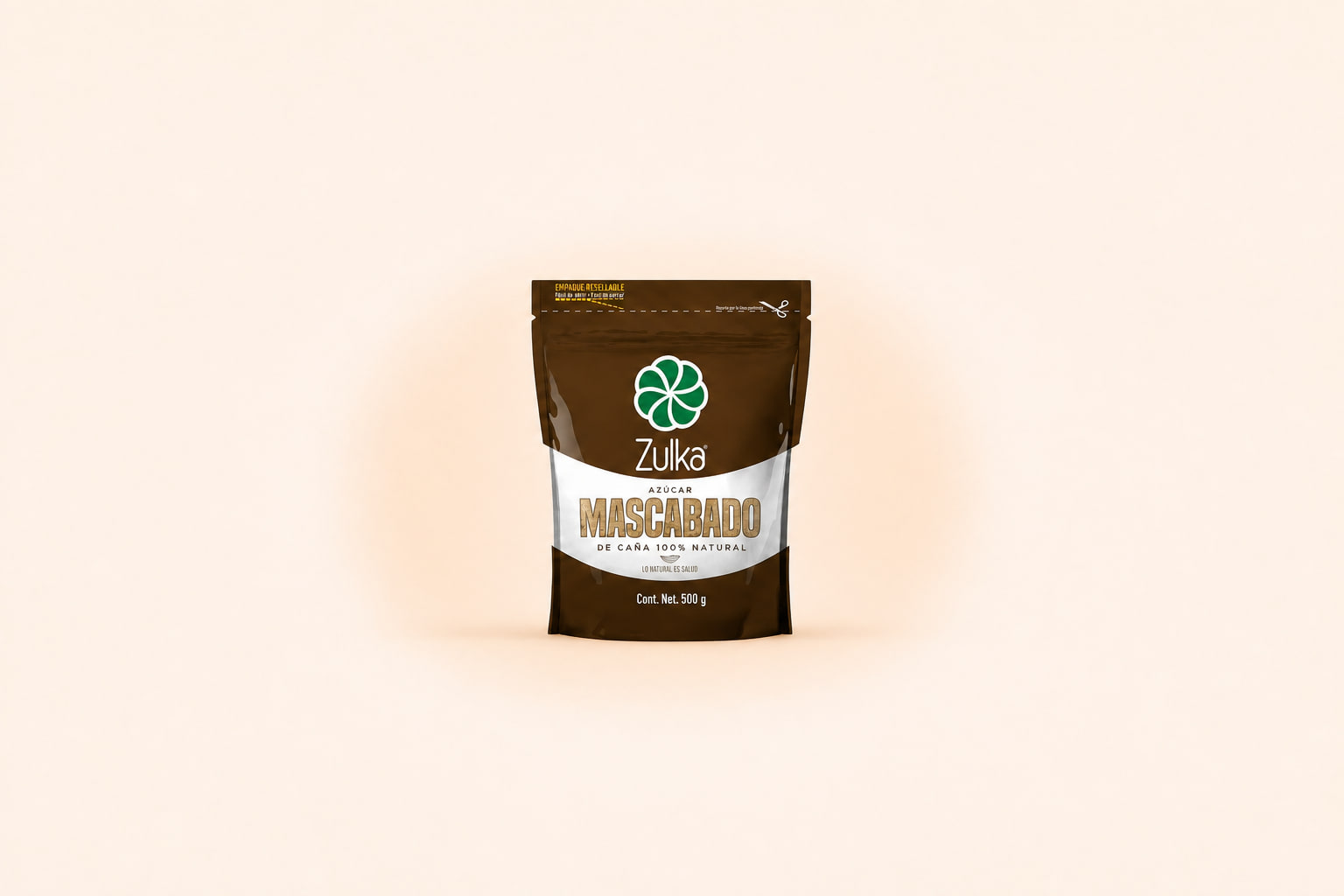AZUCAR ZULKA MASCABADO 500 G CJA 20 PZA